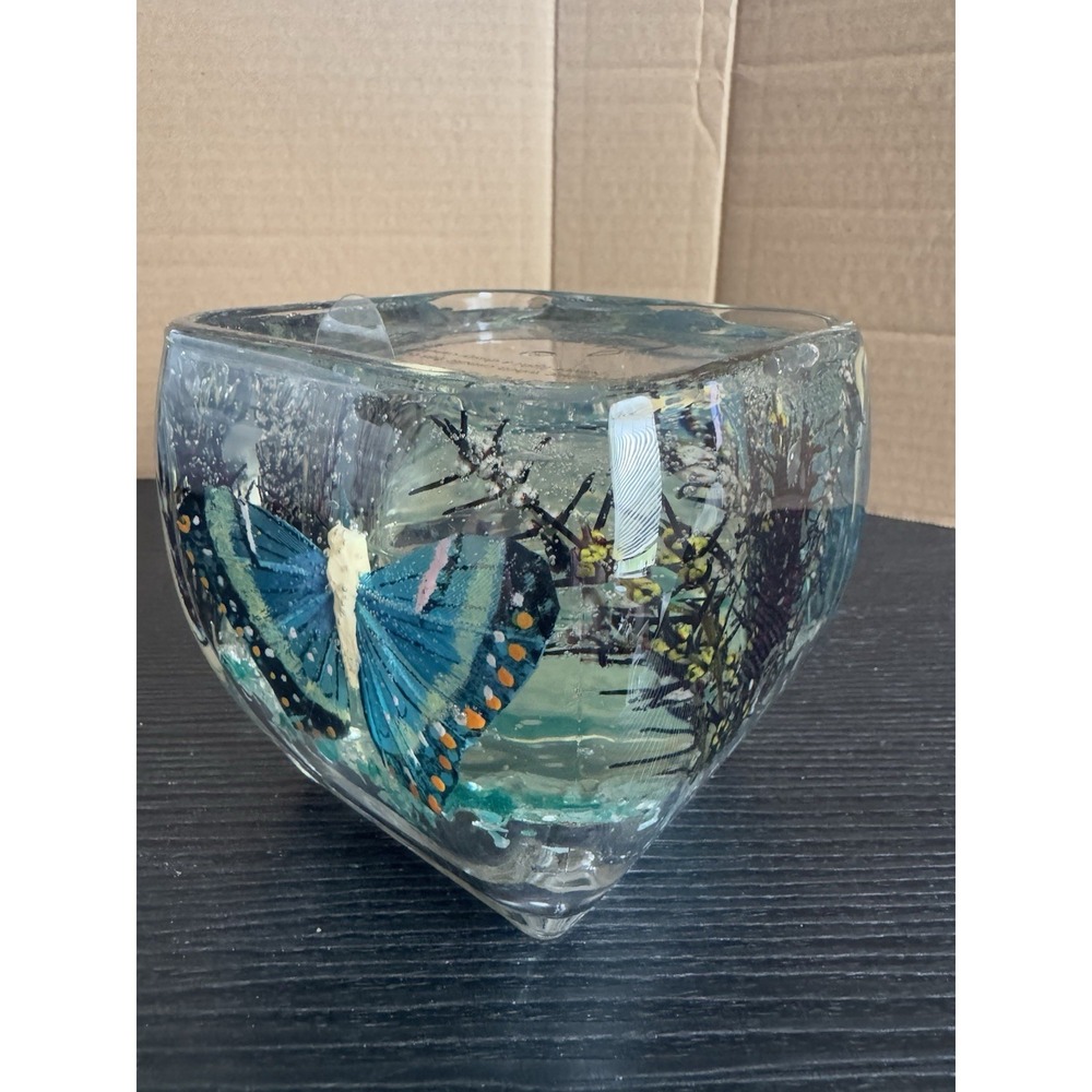 Butterfly Gel Candle  Burns Clear Burns‎ Clean Beautiful - Picture 5 of 13